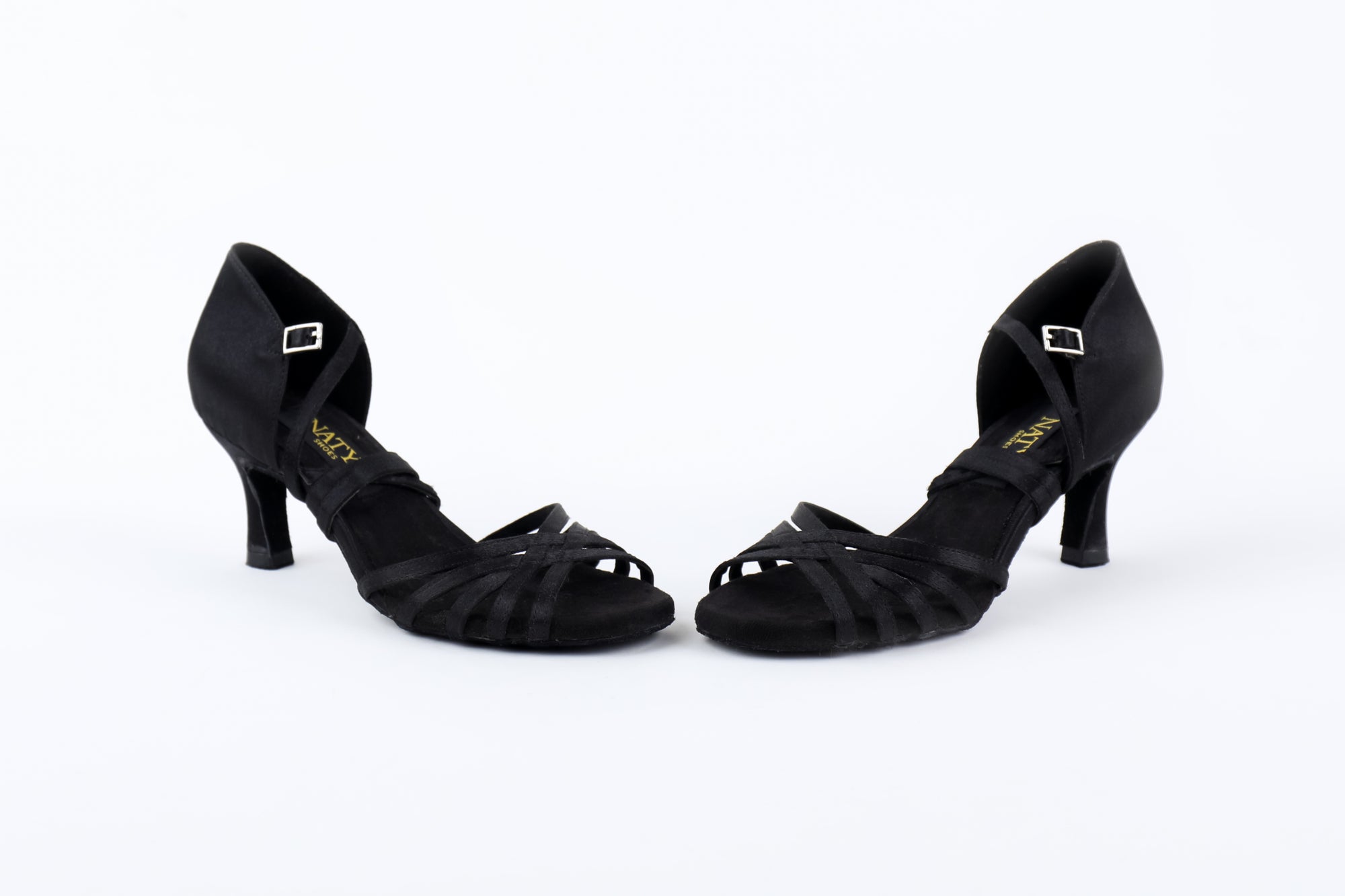 Classic Black Latin Dance Heels - MIA | Natya Shoes