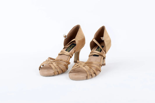 Nude Classic Latin Dance Heels – MIA | Natya Shoes