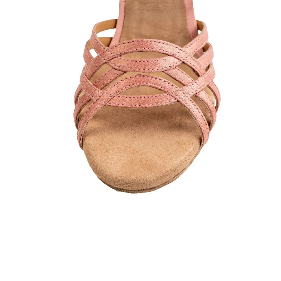 Rose Gold Latin Dance Heels- Miami | Natya Shoes Natya Shoes