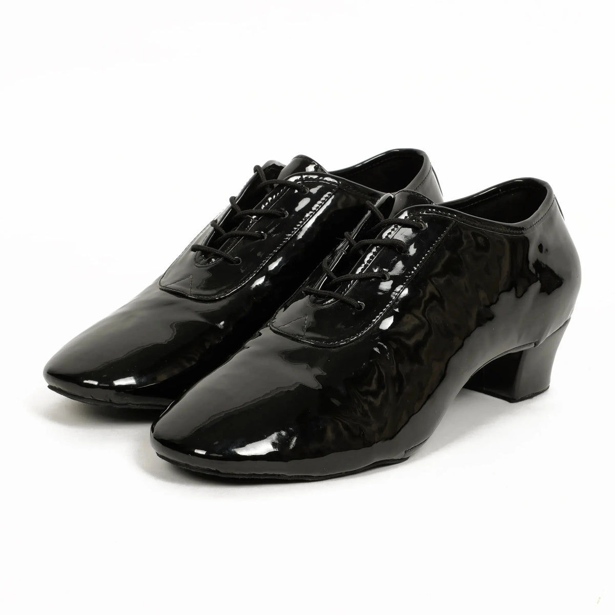 BLAZE Black Glossy Mambo Dance Shoes – view 2