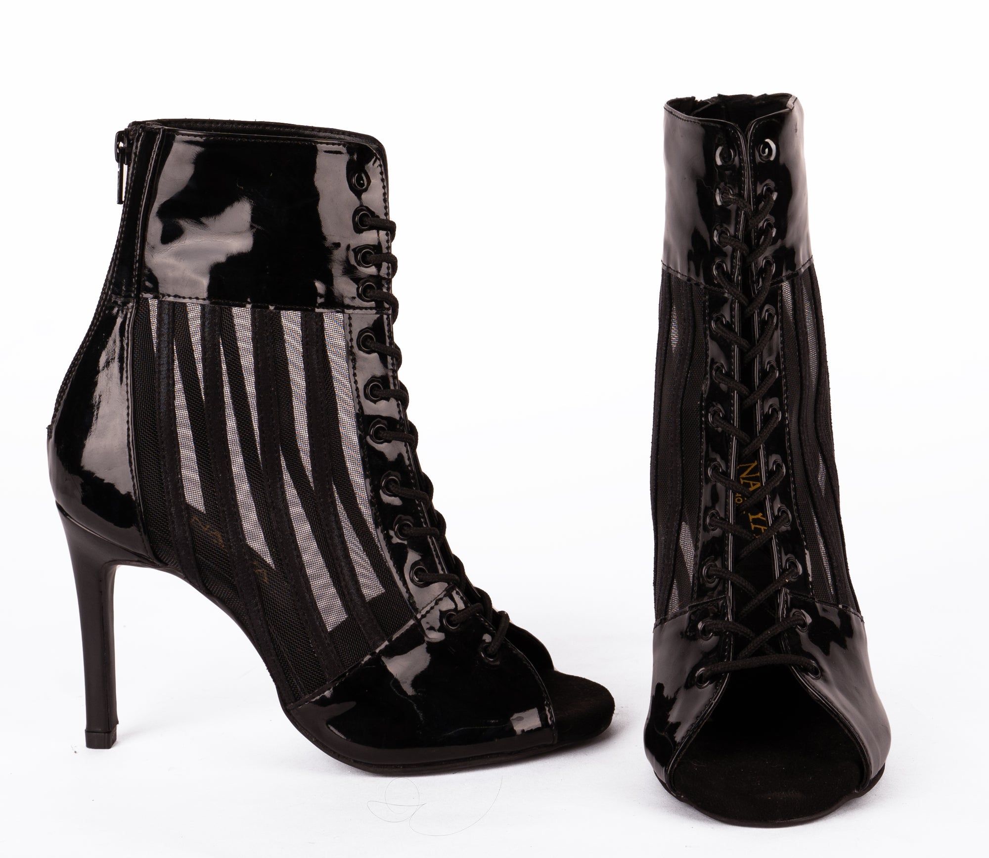 Fully Adjustable Lace-up Booties - NATALIA | Natya Shoes