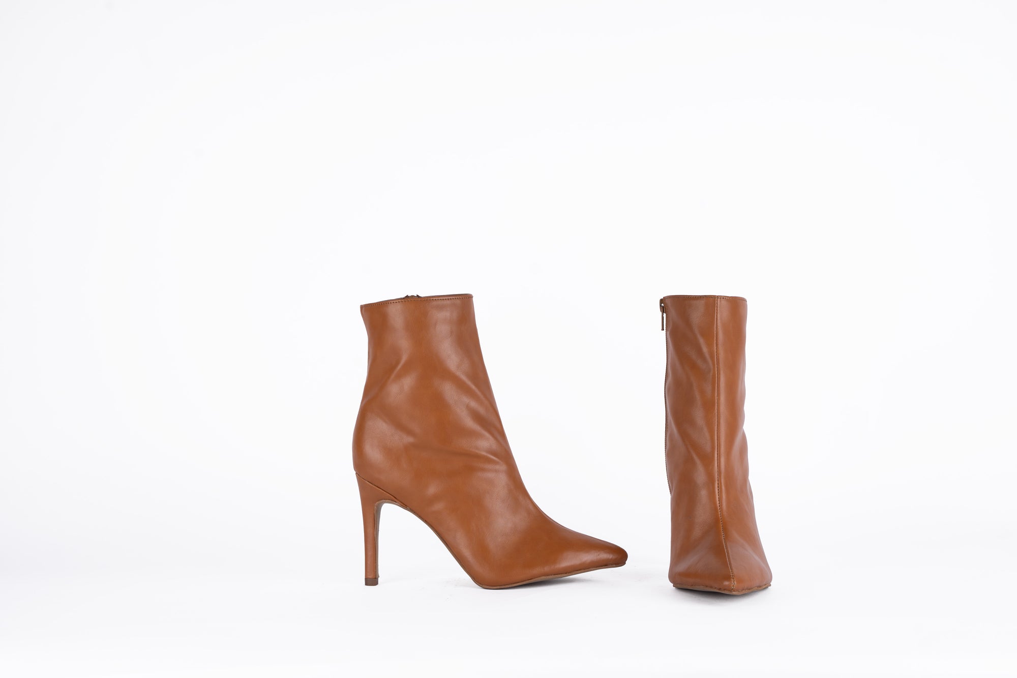 Caramel Pointed closed Toe Boots - NOVA | Natya Shoes