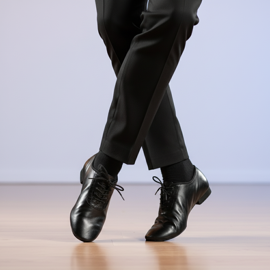 Black Practice Dance Shoes - Jasper | Natya Shoes