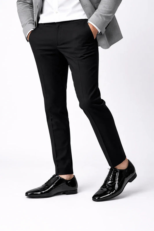 Black Glossy Dance Shoes - Jasper | Natya Shoes Natya Shoes