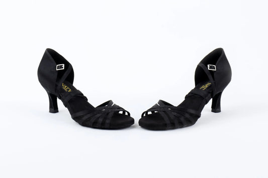 Classic Black Latin Dance Heels - MIA | Natya Shoes