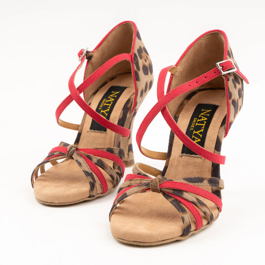 Suede Latin Dance Heels - Trixie | Lightweight Salsa & Bachata Sandals Natya Shoes
