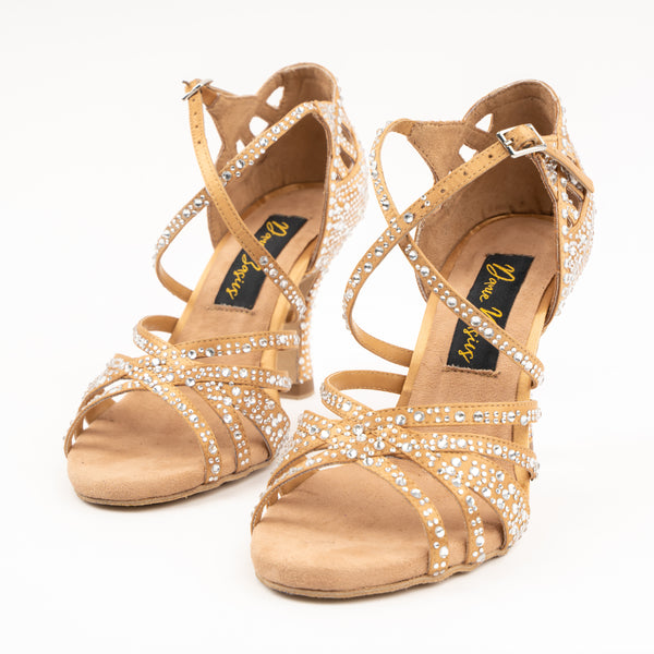 DAWN - Rhinestone Studdied Dance Sandal