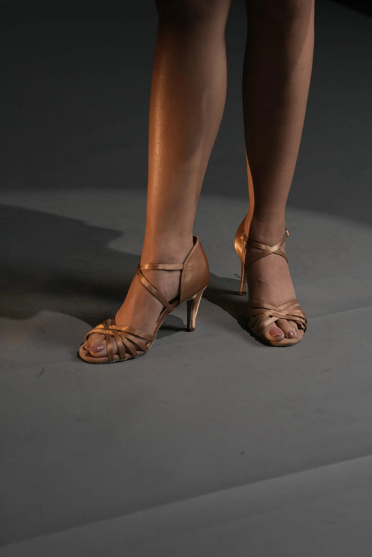 Nude Professional Latin Dance Heels - MIA | Natya Shoes Natya Shoes