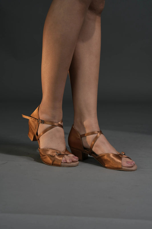 Bronze Latin Dance Heels - VENICE | Natya Shoes Natya Shoes