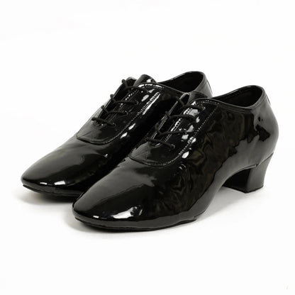 BLAZE Black Glossy Mambo Dance Shoes – view 2