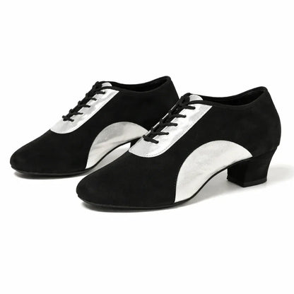 Unisex Black/Silver Mambo Dance Shoes - SOUL | Natya Shoes Natya Shoes