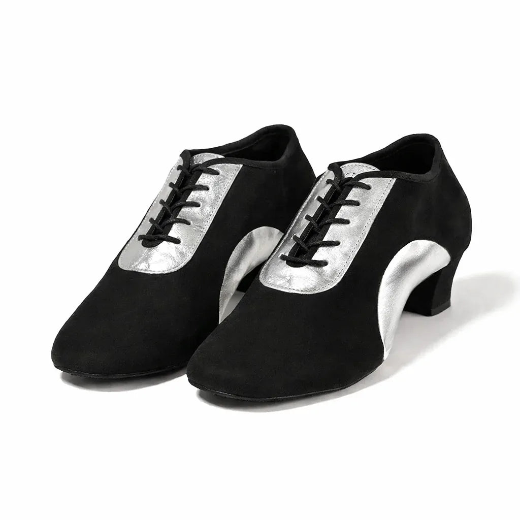 Unisex Black/Silver Mambo Dance Shoes - SOUL