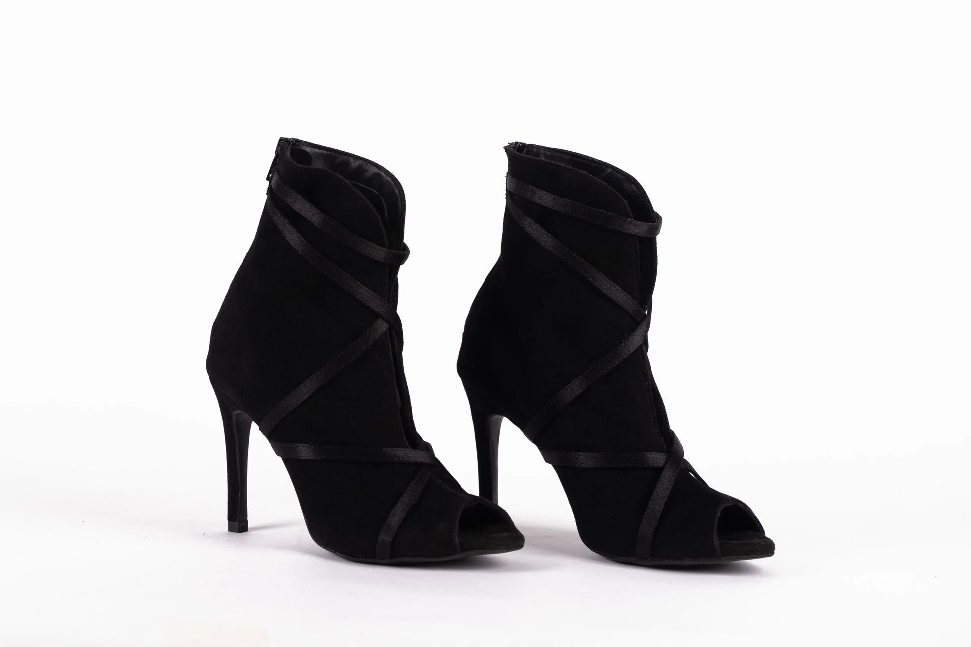 Black Booties in Suede - SIERRA | Natya Shoes Natya Shoes