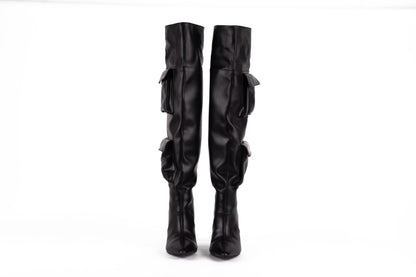 CAROL Pointed Long Boots With Pockets – view 4