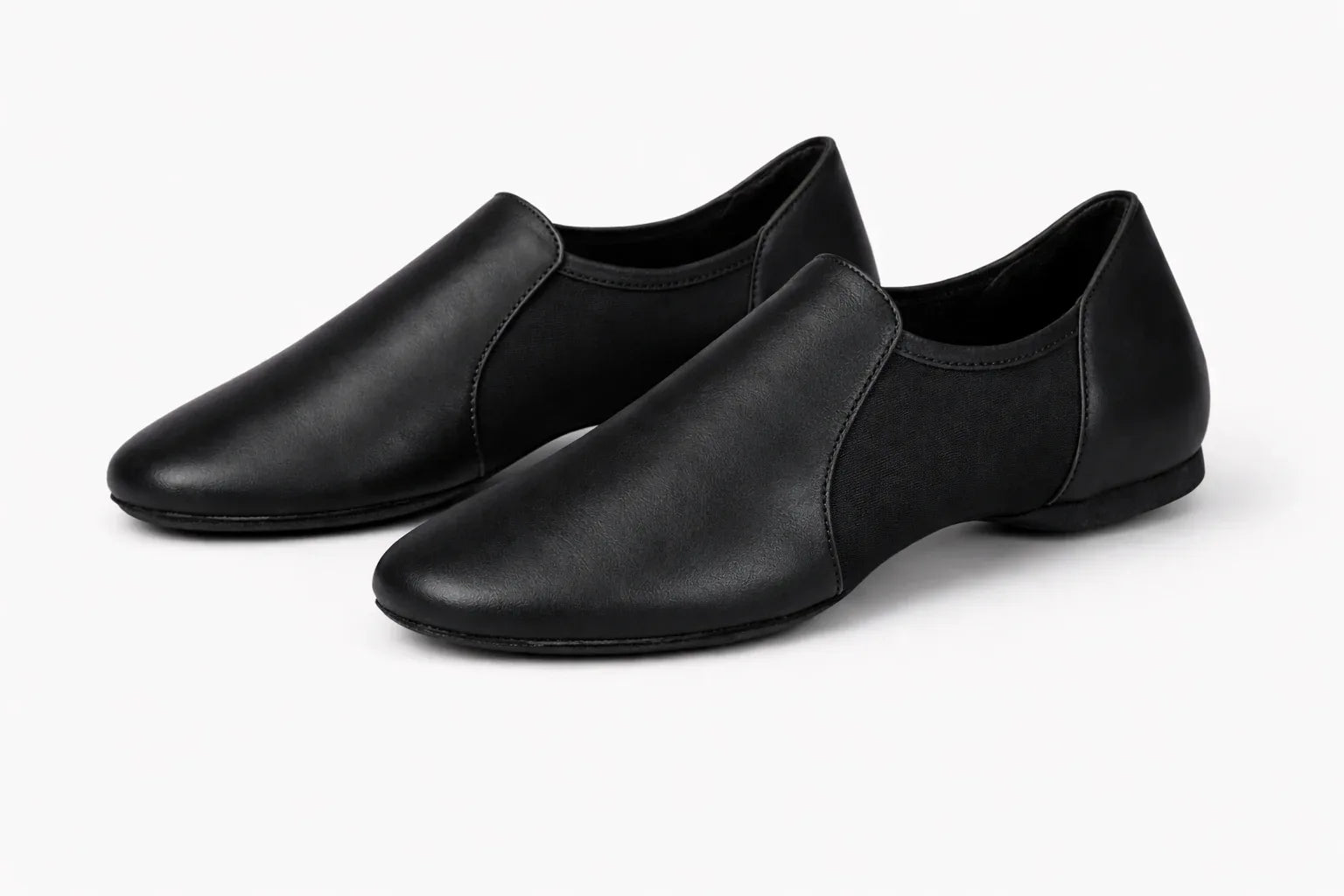 Black Genuine Leather Dance Shoes- AMBER | Natya Shoes Natya Shoes